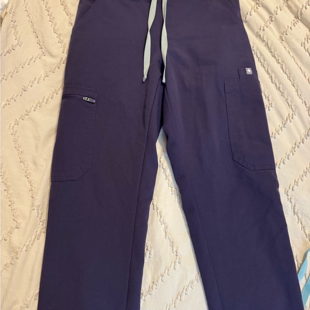Figs Plum Yola Skinny Pants